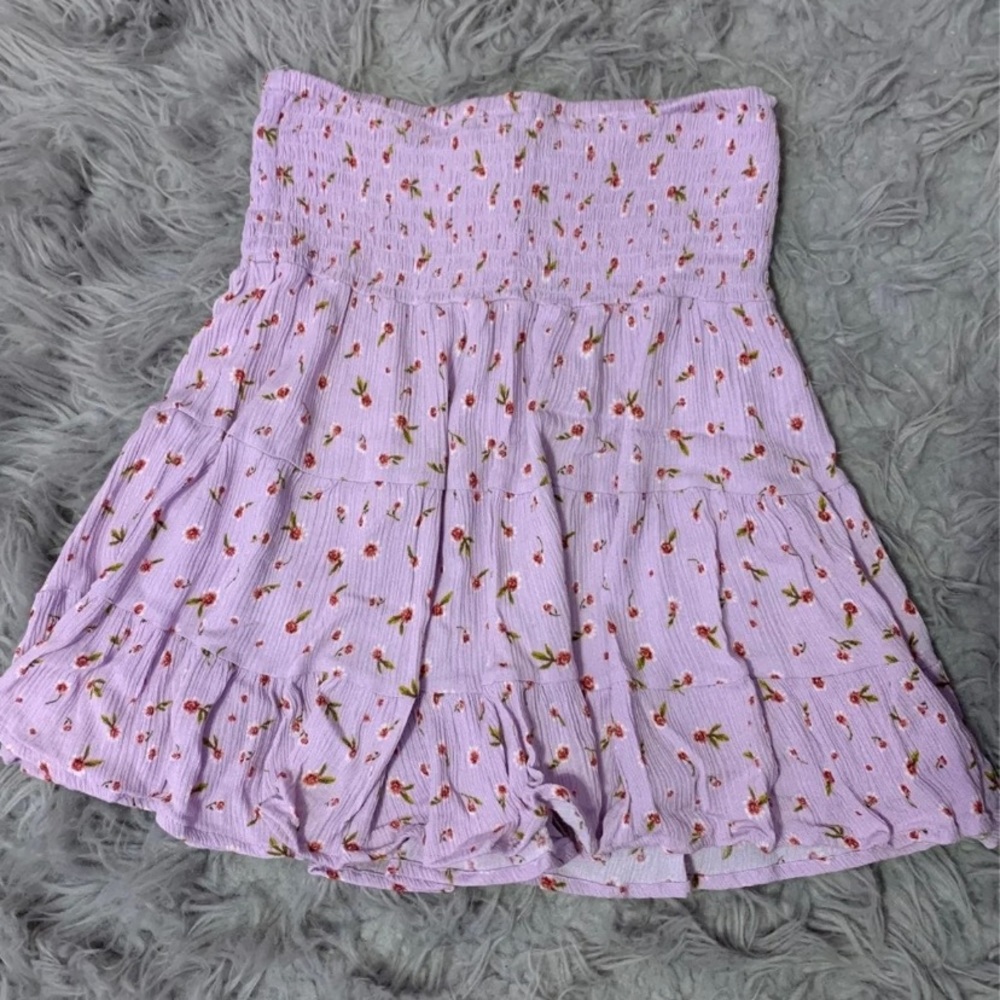 floral skirt